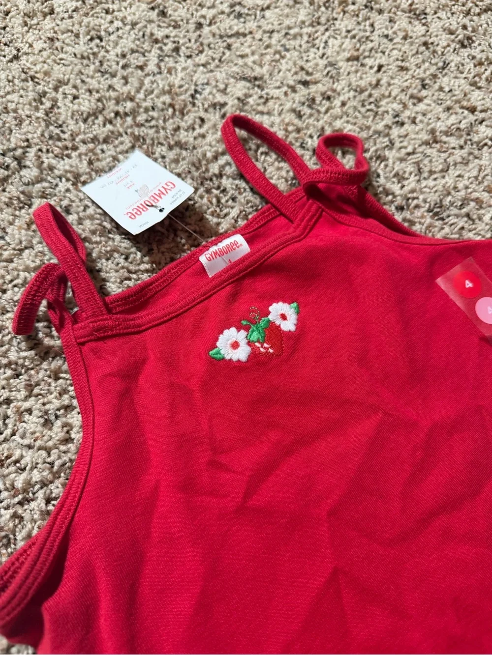 NWT Girls 4T Summer Outfit Set Gymboree Tank & Old Navy Capris